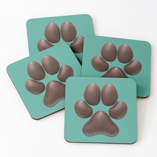 Item preview, Wolf-styled 3D Pawpad Design (Brown) designed and sold by Daymusik.