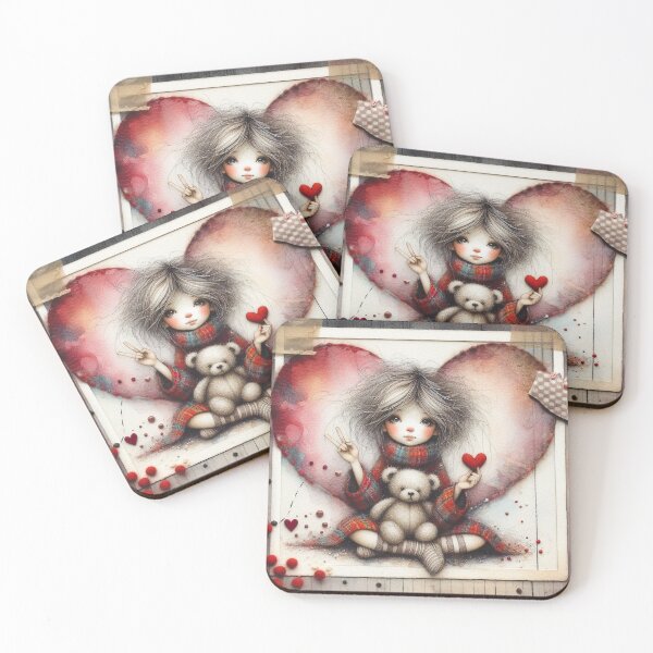 Item preview, Serene Greeting Warms the Hearts - Girl  designed and sold by Beyondnote-Art.