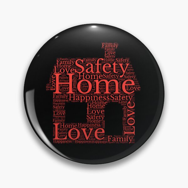 Item preview, Home, Love, Safety, and Happiness Word Art T-Shirt designed and sold by EwaMariaShop.