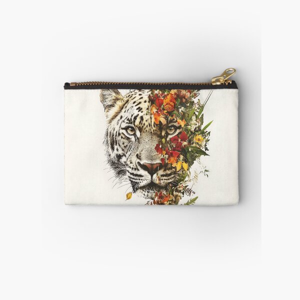 Item preview, Floral Leopard Face Minimalist Design designed and sold by GoldenTealArts.
