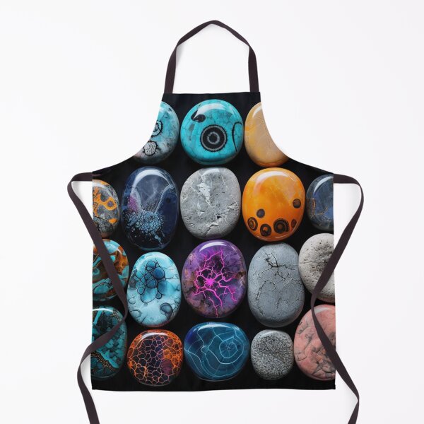 Item preview, Decorative Oval Stone, Multicolor Stone Print designed and sold by PixelStoneDesign .