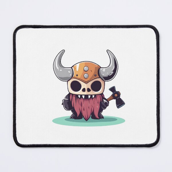 Item preview, Cute Viking Skull Cartoon Character Design designed and sold by GoldenTealArts.