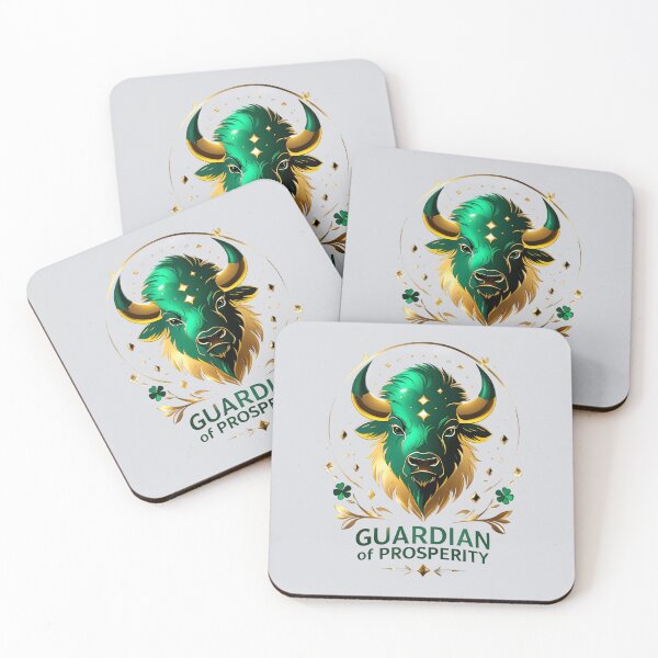 Item preview, Guardian of Prosperity - Lucky Bison Spirit Animal Art by LaLi Designs designed and sold by LaLi-Designs.