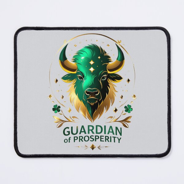 Item preview, Guardian of Prosperity - Lucky Bison Spirit Animal Art by LaLi Designs designed and sold by LaLi-Designs.