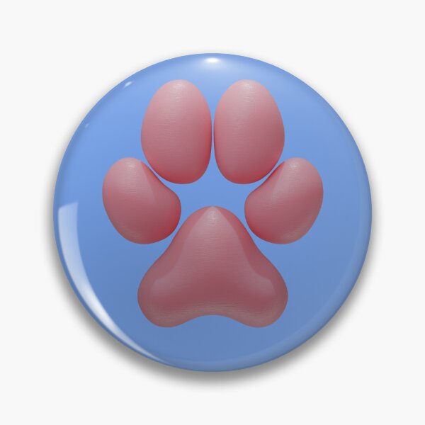 Item preview, Wolf-styled 3D Pawpad Design (Pink) designed and sold by Daymusik.