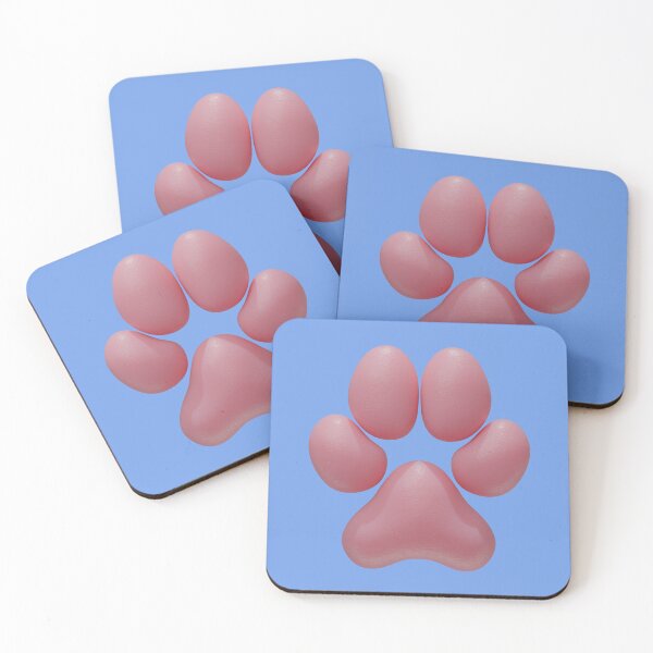 Item preview, Wolf-styled 3D Pawpad Design (Pink) designed and sold by Daymusik.
