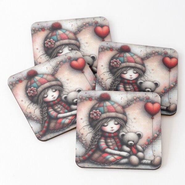 Item preview, Serene Greeting Warms the Hearts - Girl  designed and sold by Beyondnote-Art.