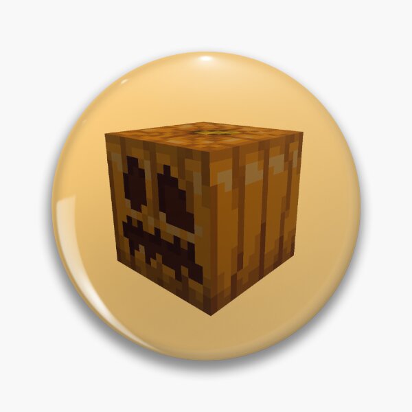 Item preview, Minecraft carved pumpkin  designed and sold by MishaMMillard.