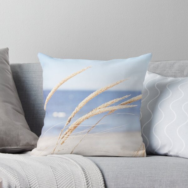 Artikel-Vorschau von Strand Gras Blue Coastal Seashore Fotografie, designt und verkauft von Carolyn Cochrane.