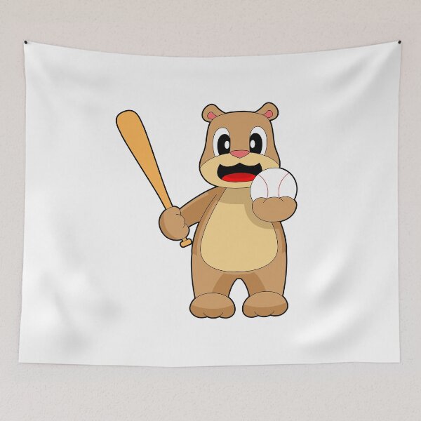Item preview, Bear Baseball Baseball bat designed and sold by Snabdesign84.