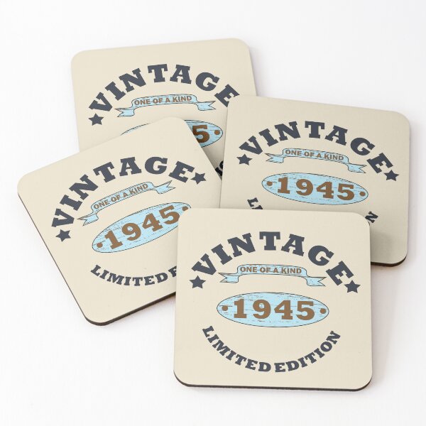 Item preview, Born in 1945 vintage 1945 birth year funny 80th birthday gift designed and sold by Alexaltay.
