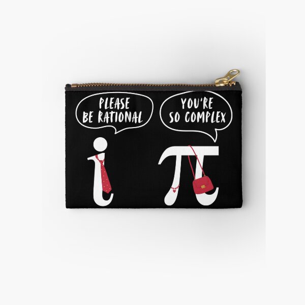 Item preview, MATH TEACHER STUDENT JOKE RATIONAL VS COMPLEX NUMBERS PI DAY designed and sold by NiibDesigns.