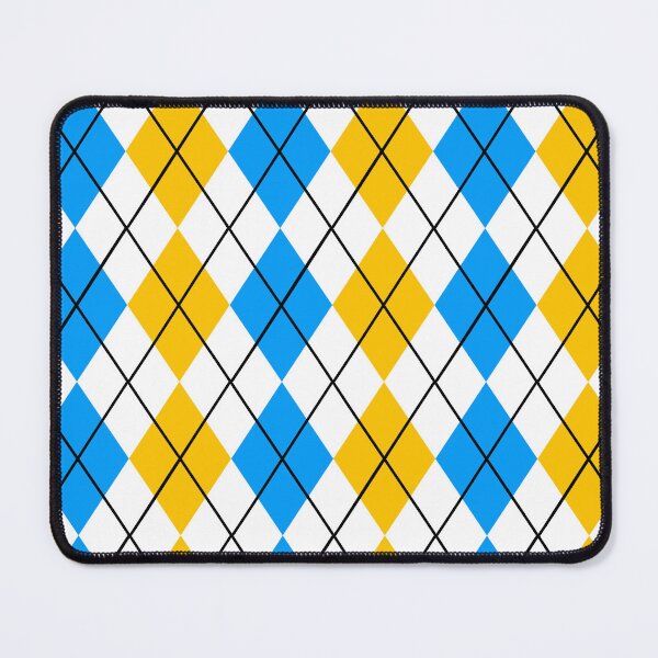Item preview, Blue Yellow Argyle Harlequin Pattern Design designed and sold by PatternTitan.