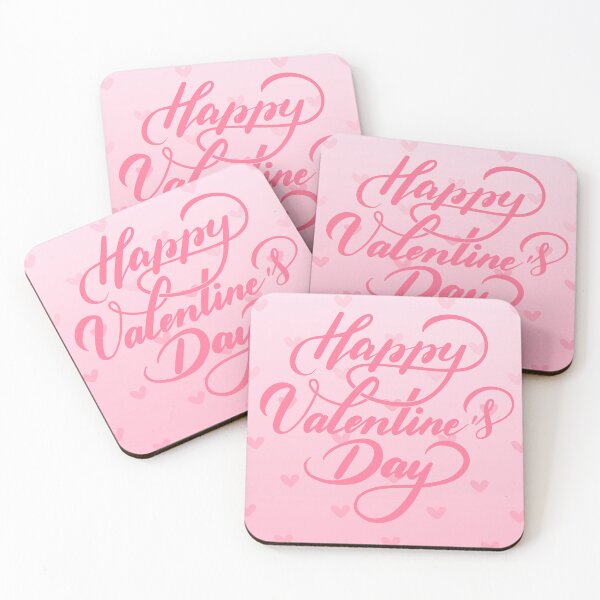 Item preview, Elegant Soft Pink Happy Valentine's Day designed and sold by VerouniqueLux.