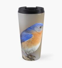 Blue bird Travel Mug