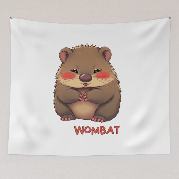 Item preview, Cute Wombat designed and sold by pUNKnown.