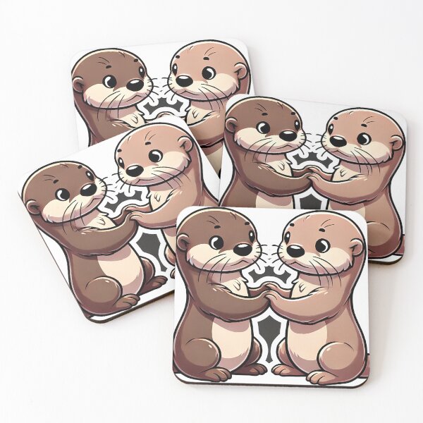 Item preview, Otters Holding Hands designed and sold by Giuseppe Cammino.