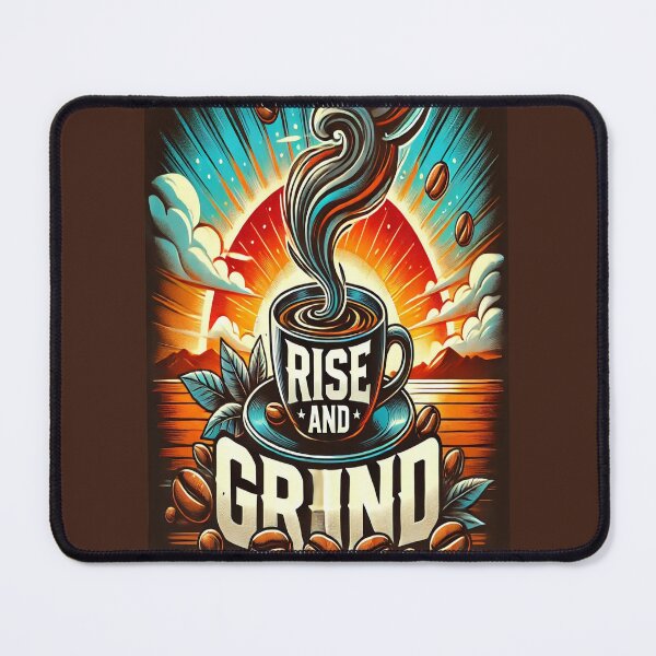 Item preview, Rise and Grind Coffee Art designed and sold by Design Delinquent.