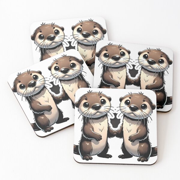 Item preview, Otters Holding Hands designed and sold by Giuseppe Cammino.