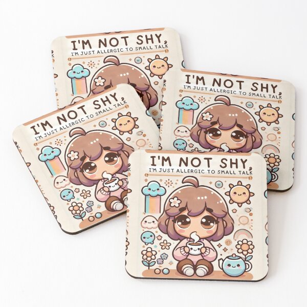 Item preview, Shyness has nothing to do with avoiding small talk. designed and sold by cherryfoxy24.