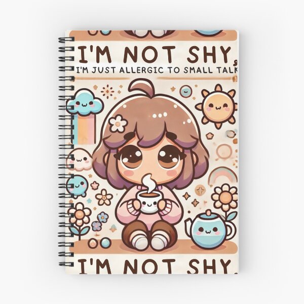 Item preview, Shyness has nothing to do with avoiding small talk. designed and sold by cherryfoxy24.