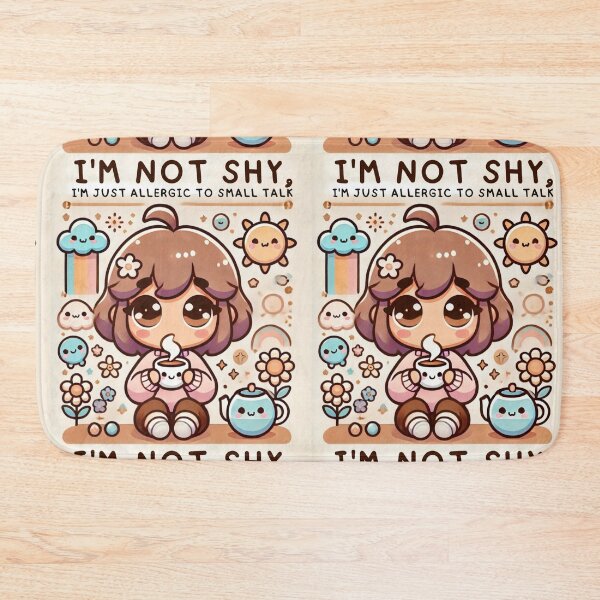 Item preview, Shyness has nothing to do with avoiding small talk. designed and sold by cherryfoxy24.
