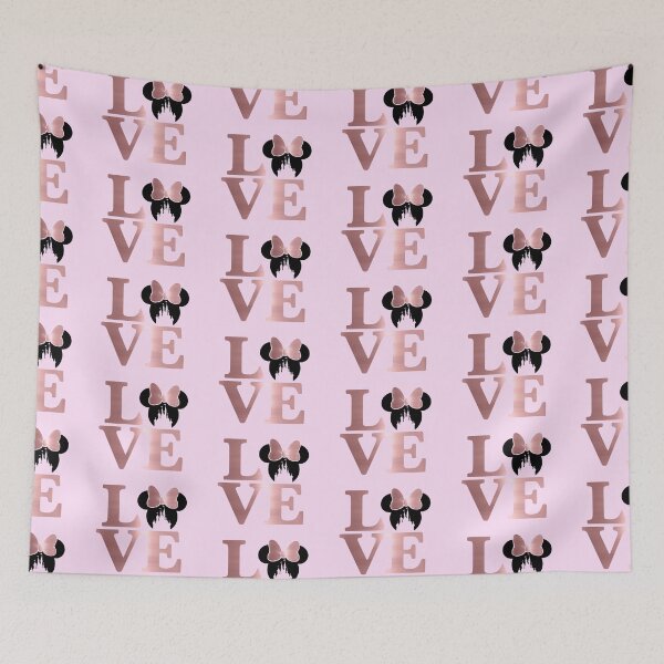 Item preview, Minnie Ears Love Valentine , Rose Gold  designed and sold by No11DigitalArt.
