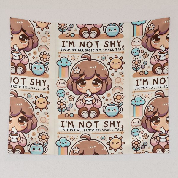 Item preview, Shyness has nothing to do with avoiding small talk. designed and sold by cherryfoxy24.