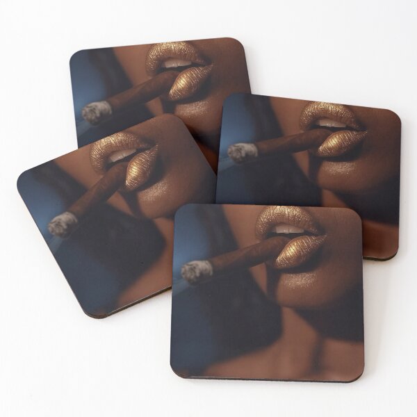 Item preview, Golden Lips with Cigar designed and sold by Mark Fischer.