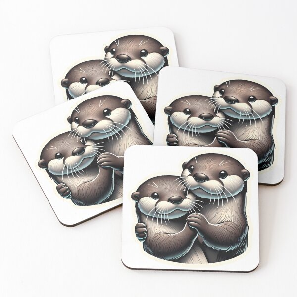 Item preview, Otters Holding Hands designed and sold by Giuseppe Cammino.