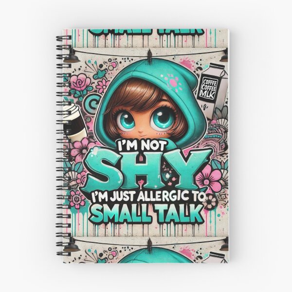 Item preview, A dislike for small talk doesn’t mean being shy. designed and sold by cherryfoxy24.