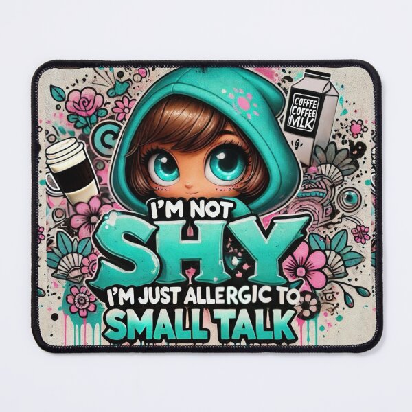 Item preview, A dislike for small talk doesn’t mean being shy. designed and sold by cherryfoxy24.