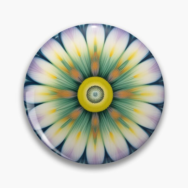 Item preview, Floral kaleidoscope rosette designed and sold by Ponted.