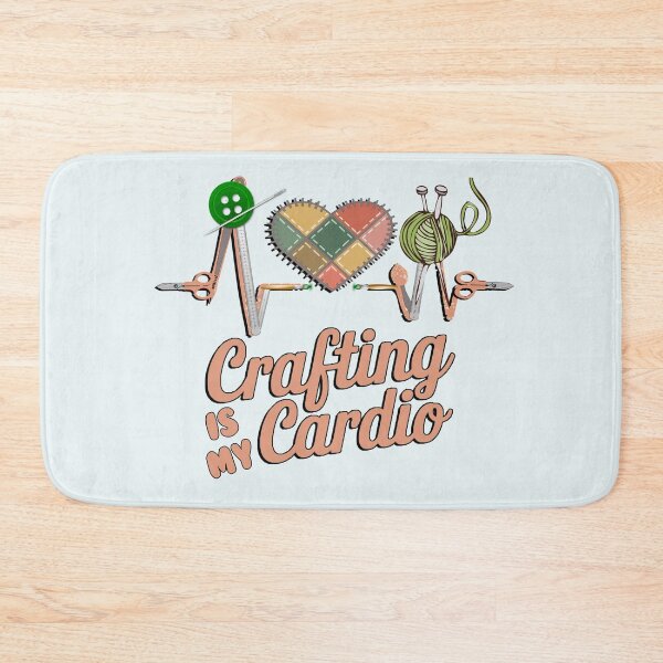 Item preview, Crafting Is My Cardio Funny Crafters designed and sold by tamdevo1.