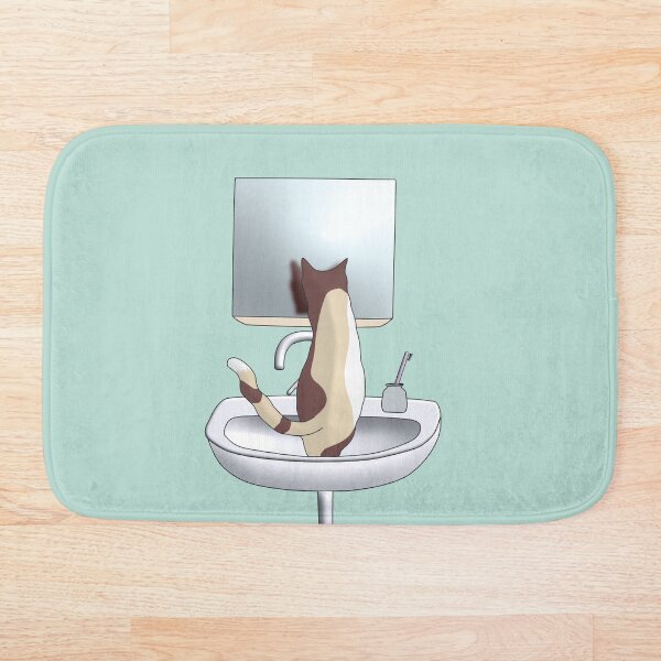 Item preview, Cat in the sink designed and sold by ChilliAndNutmeg.