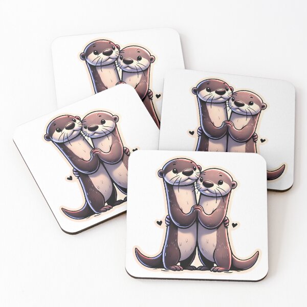 Item preview, Otters Holding Hands designed and sold by Giuseppe Cammino.