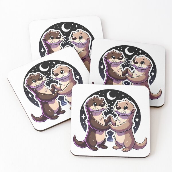 Item preview, Otters Holding Hands designed and sold by Giuseppe Cammino.