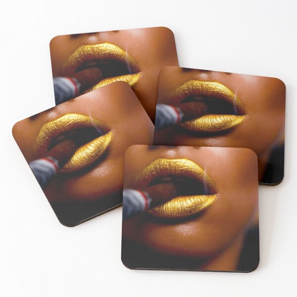 Item preview, Golden Lips with Cigar designed and sold by Mark Fischer.