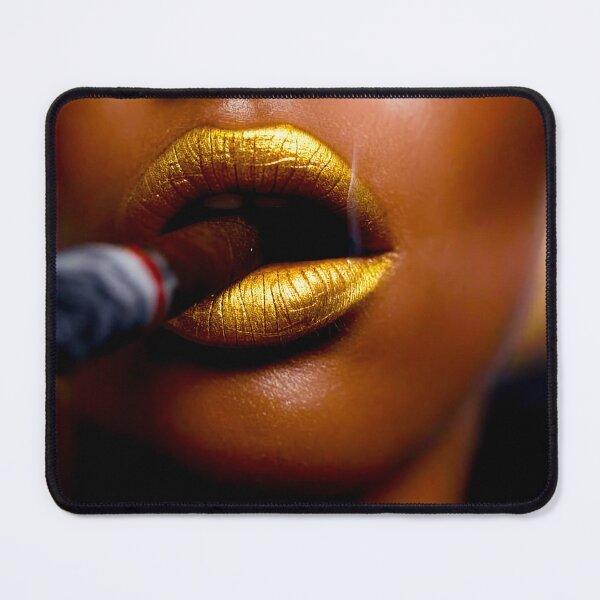Item preview, Golden Lips with Cigar designed and sold by Mark Fischer.