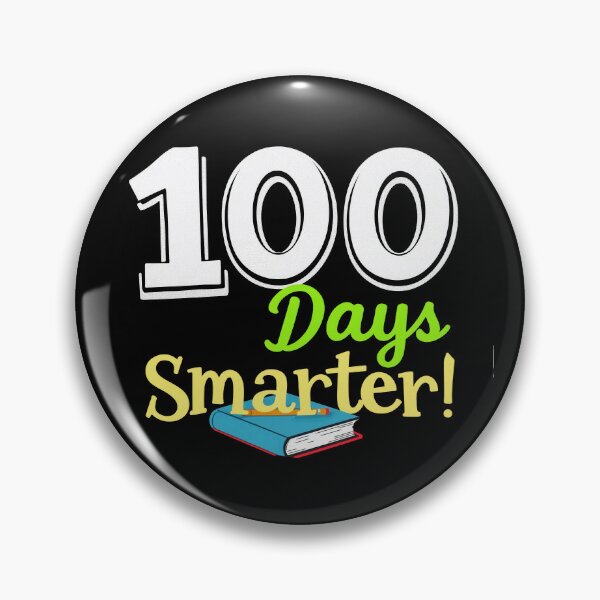 Item preview, 100 Days Smarter Educational Celebration Design designed and sold by Vago.