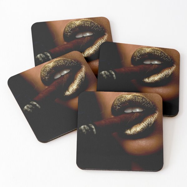 Item preview, Golden Lips with Cigar designed and sold by Mark Fischer.