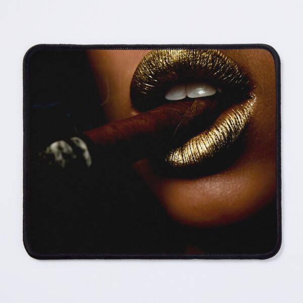 Item preview, Golden Lips with Cigar designed and sold by Mark Fischer.