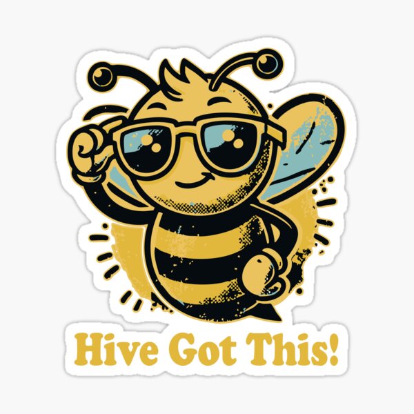 Item preview, Hive Got This Funny Bee with Sunglasses Bee keeper Gift Insect Lover designed and sold by Teemaniac.