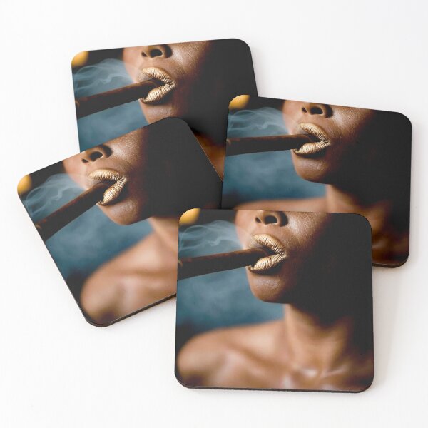 Item preview, Golden Lips with Cigar designed and sold by Mark Fischer.