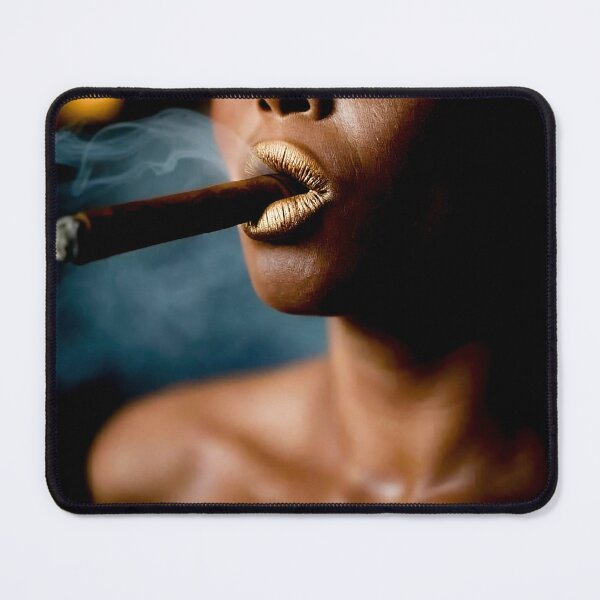 Item preview, Golden Lips with Cigar designed and sold by Mark Fischer.