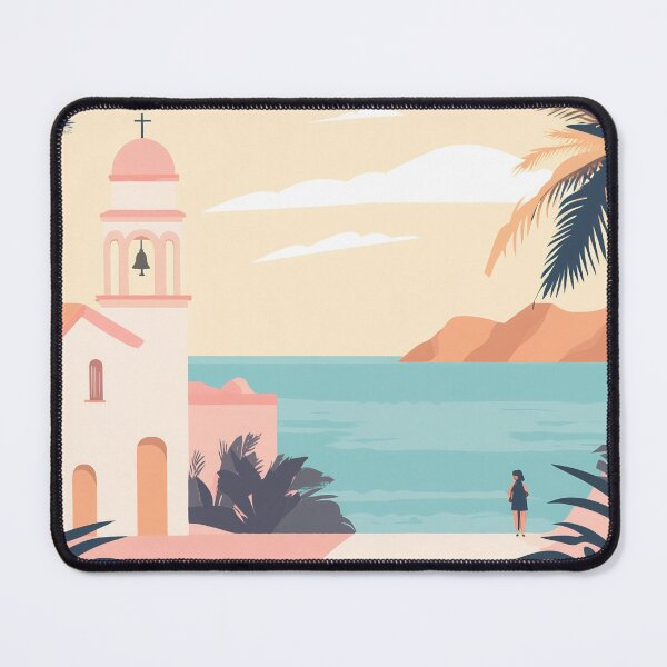 Item preview, Coastal view near historic chapel designed and sold by anytka.