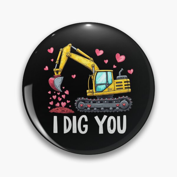 Artikelvorschau, Valentinstag Bagger Grabe Dich Truck entworfen und verkauft von Blok45.