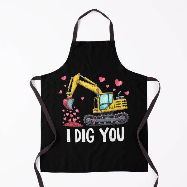Item preview, Valentines Day Excavator Dig You Truck designed and sold by Blok45.