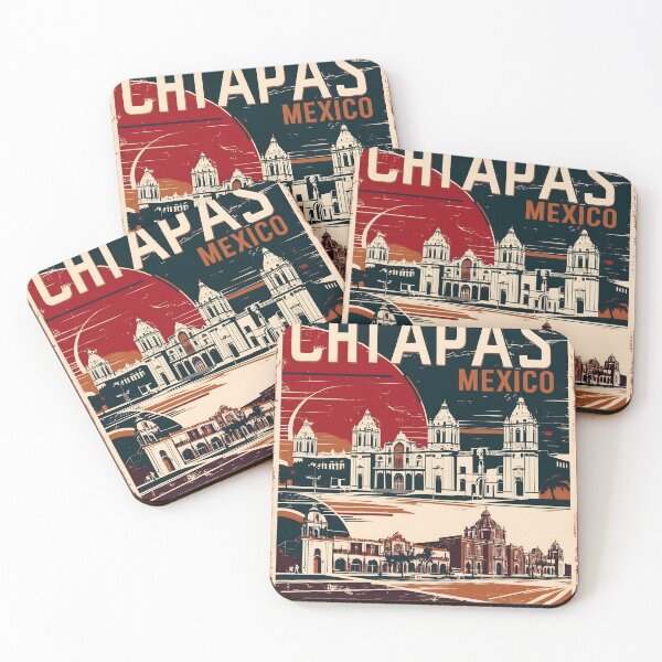 Item preview, Chiapas Mexico 1950s Vintage Travel Tourism Poster  designed and sold by TravelersGems.