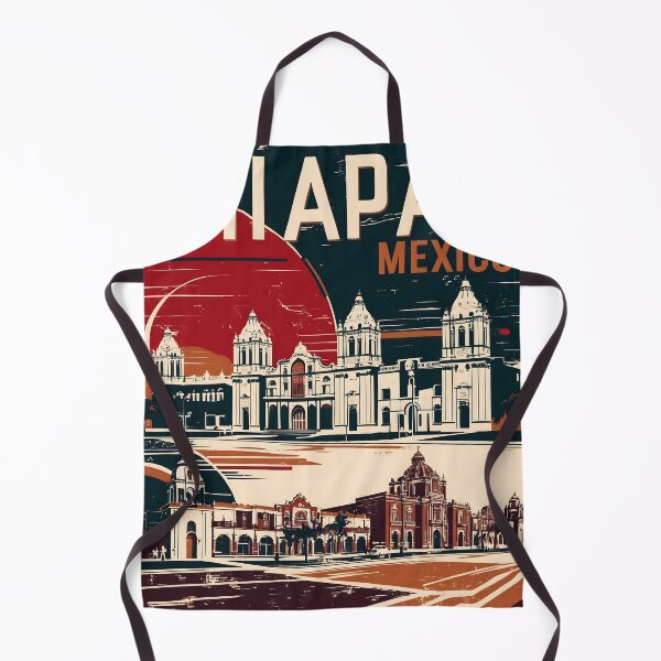 Item preview, Chiapas Mexico 1950s Vintage Travel Tourism Poster designed and sold by TravelersGems.